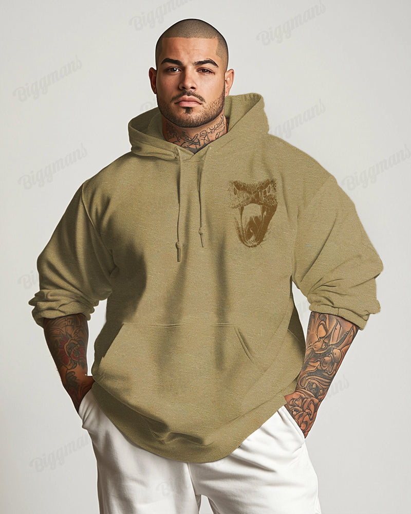 Big & Tall Graphic Hoodie for big men view 4