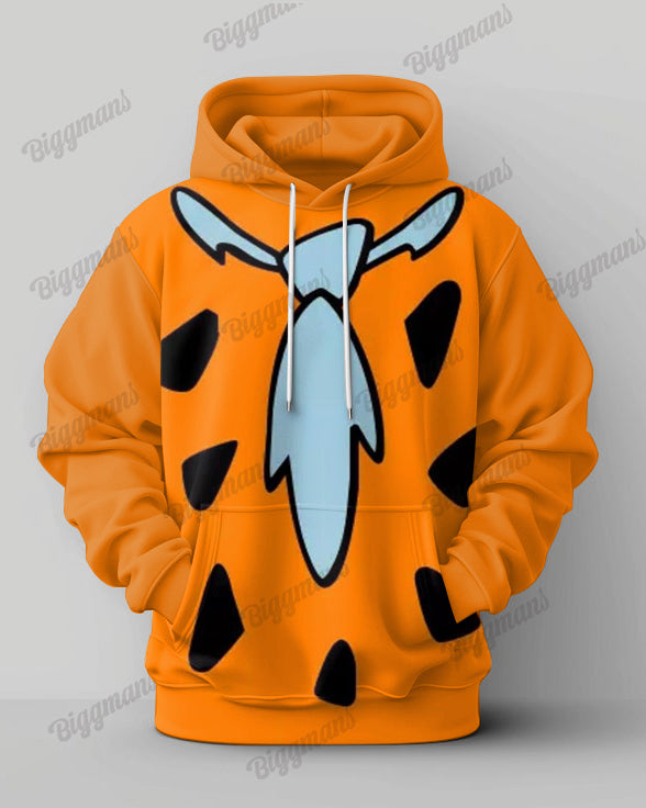 Big & Tall Graphic Streetwear Hoodie Sweatpants Set for big men view 3