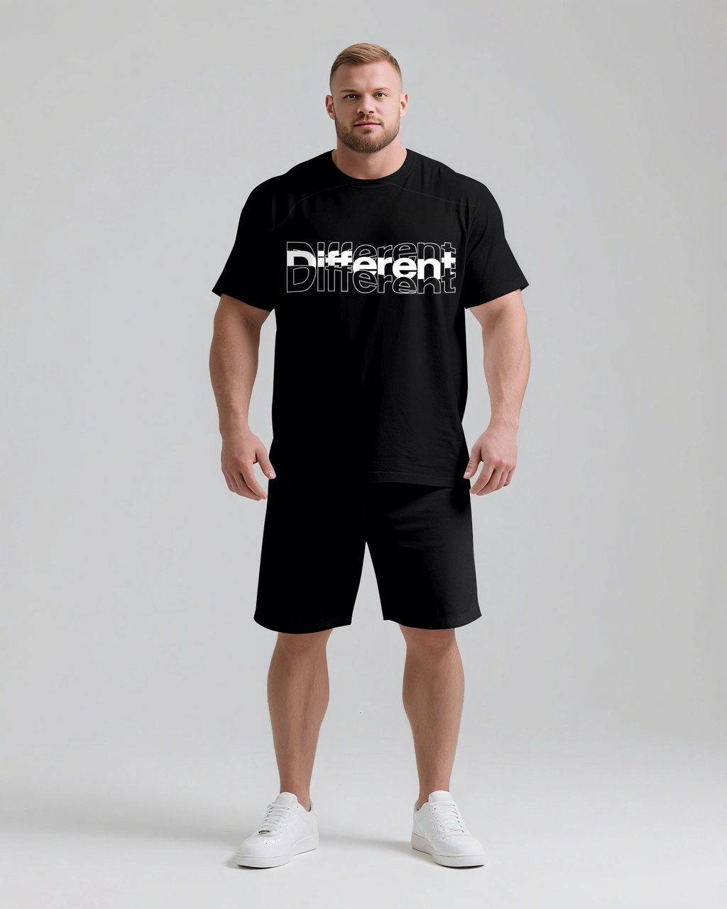 Big & Tall Streetwear Two-piece Set for big men view 1