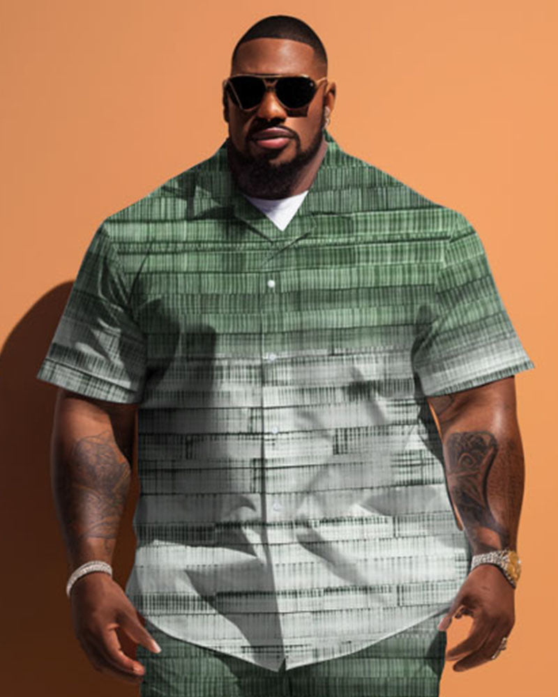 Big & Tall Gradient Graphic Jeans for big men view 2