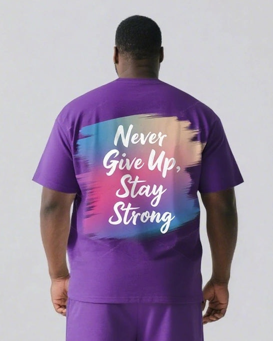 Big & Tall Graphic Two-piece Set for big men view 11