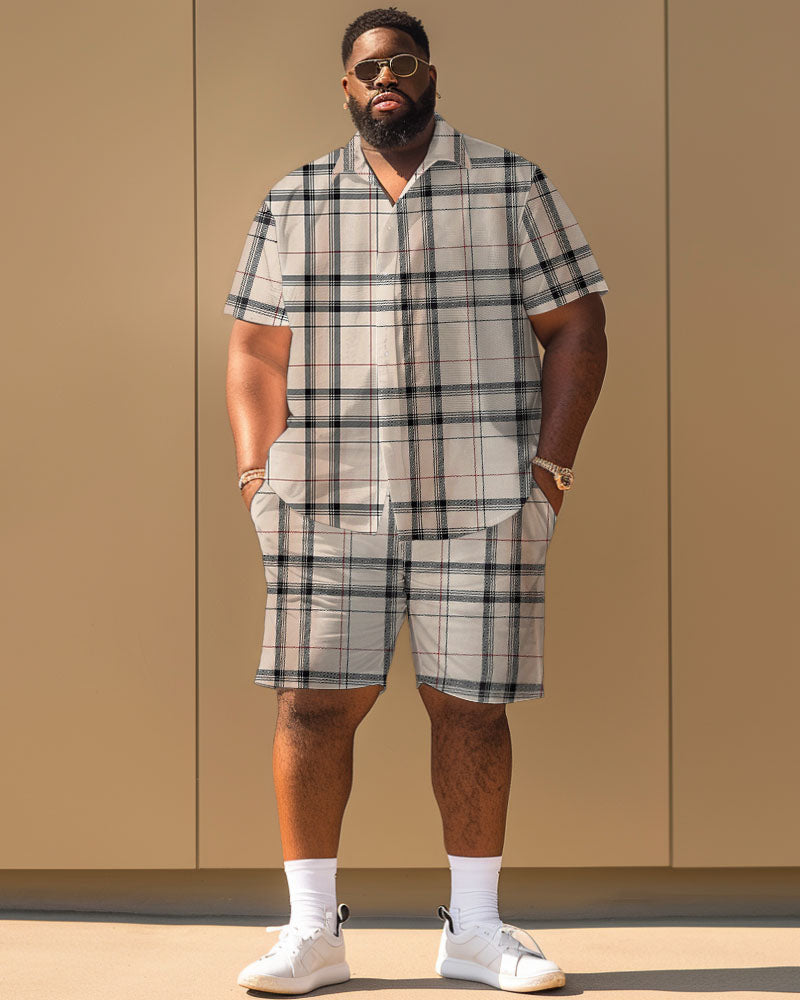 Big & Tall Khaki Graphic Jeans for big men view 2