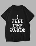 Big & Tall Black Graphic T-Shirt for big men view 1