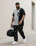 Big & Tall Streetwear Two-piece Set for big men view 1