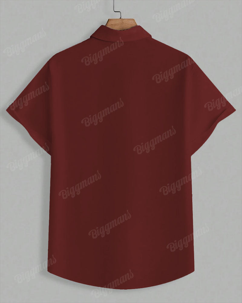 Big & Tall Graphic Short Sleeve Shirt for big men view 3
