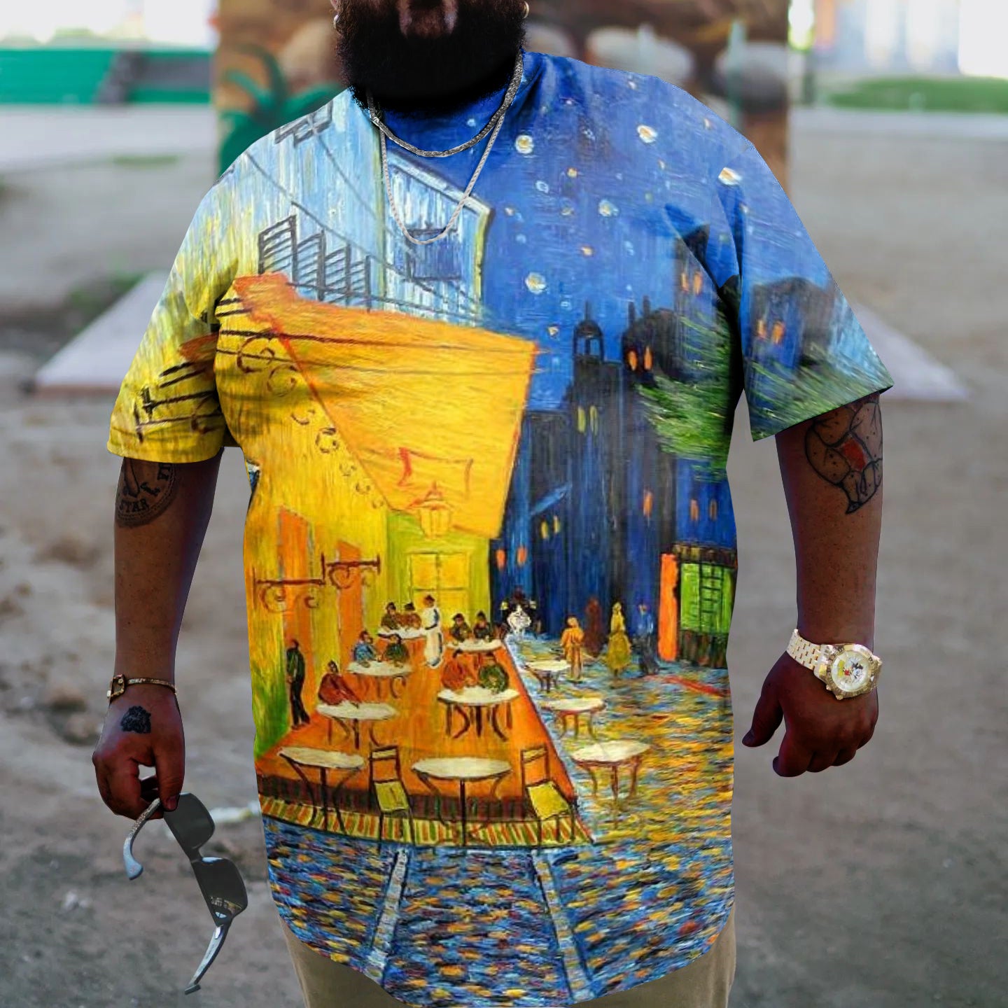 Big & Tall Graphic T-Shirt for big men