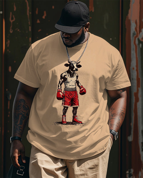 Big & Tall Graphic Graffiti Streetwear T-Shirt for big men