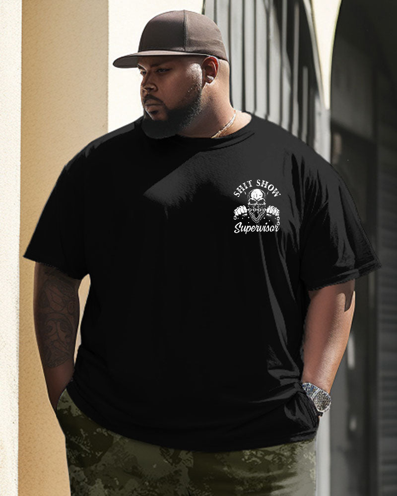 Big & Tall Skull T-Shirt for big men view 2
