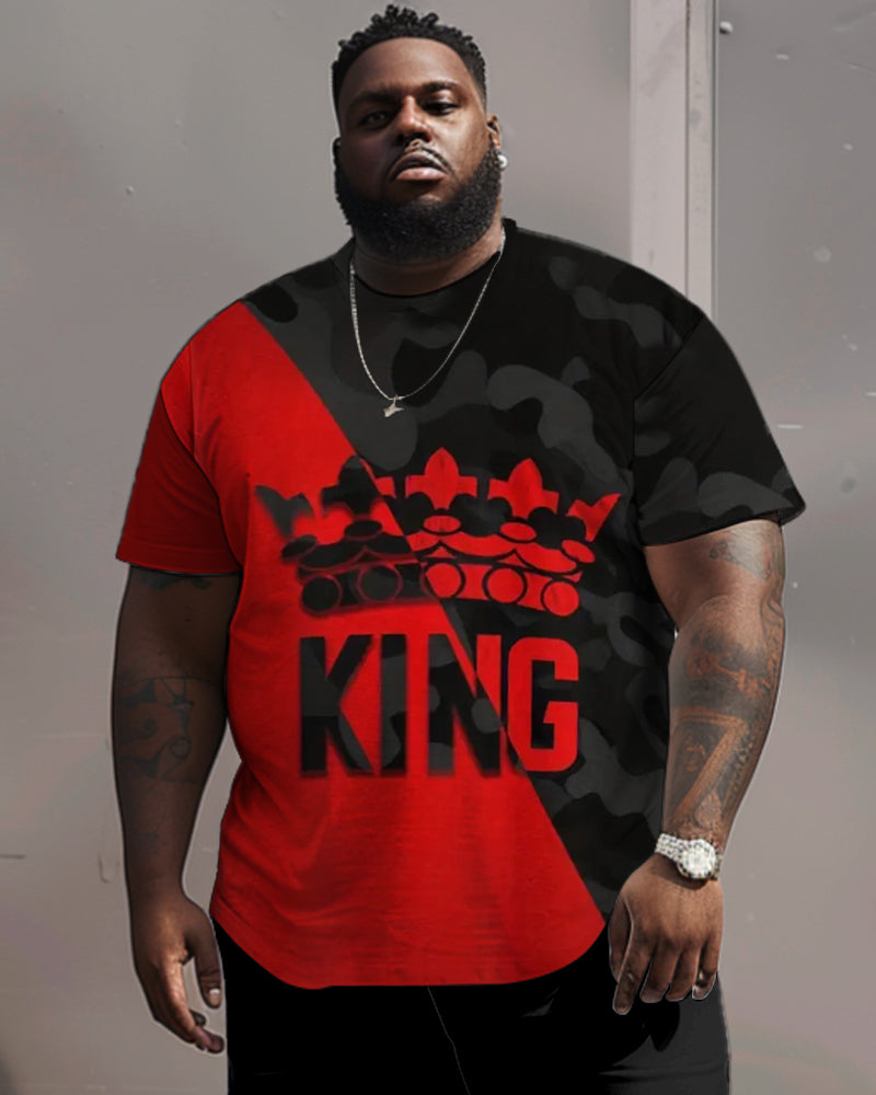 Big & Tall Graphic T-Shirt for big men