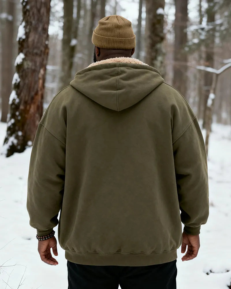 Big & Tall Solid Color Hoodie for big men view 14