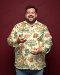 Big & Tall Vintage Long Sleeve Shirt for big men view 1