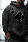 Big & Tall Gradient Hoodie Sweatpants Set for big men view 10