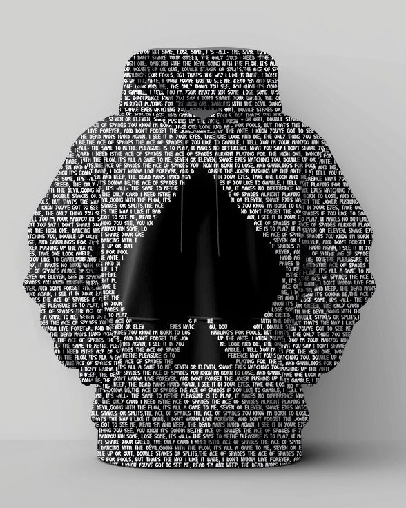 Big & Tall Graphic Streetwear Hoodie Sweatpants Set for big men view 3