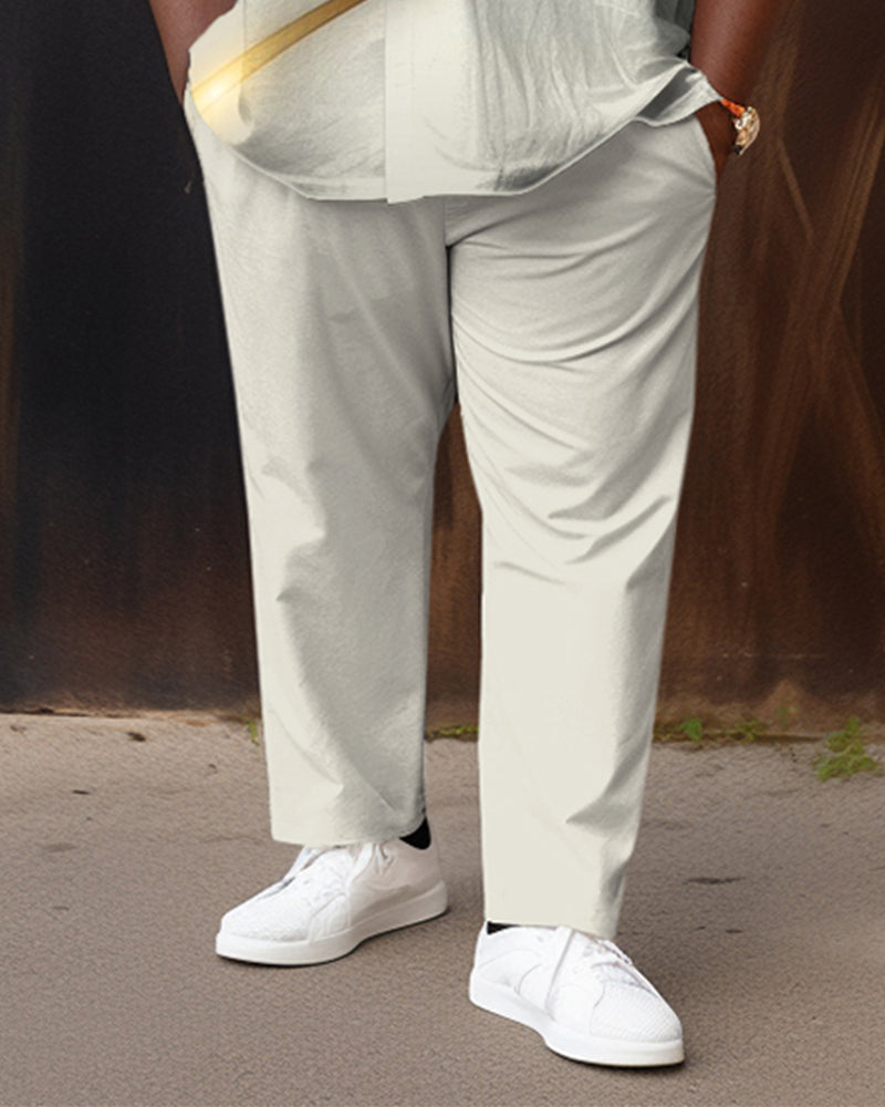 Big & Tall Gradient T-Shirt Pants Set for big men view 3