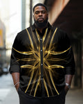 Big & Tall Graphic Long Sleeve Shirt for big men view 1