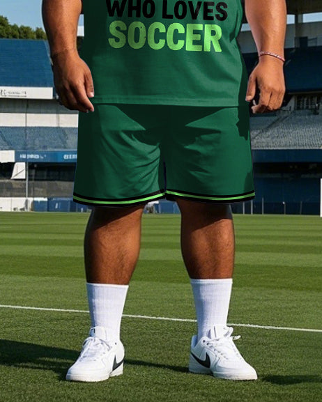 Big & Tall Graphic Two-piece Set for big men view 3