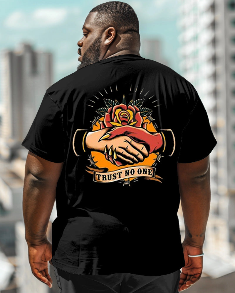 Big & Tall Graphic Streetwear T-Shirt for big men view 1