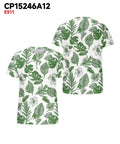 Big & Tall Green Hawaiian Graphic T-Shirt for big men view 3