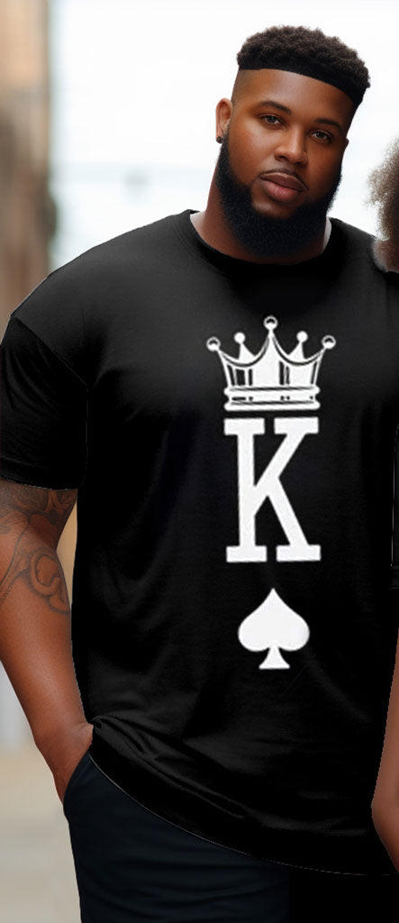Big & Tall Graphic Streetwear T-Shirt for big men view 2