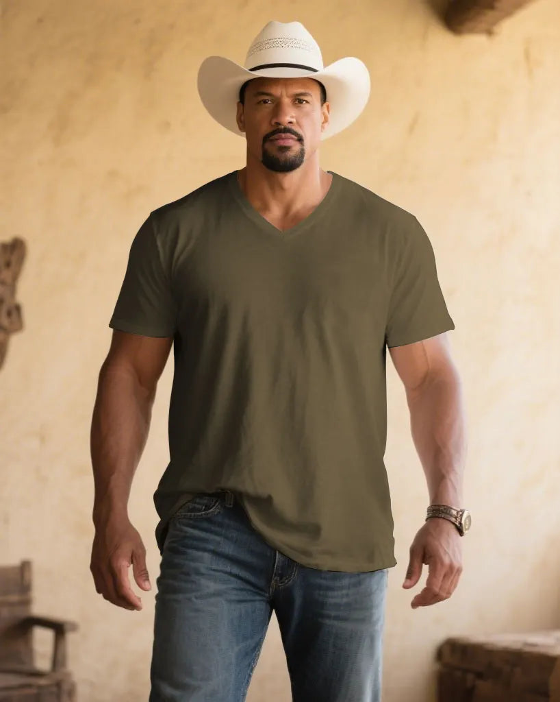 Big & Tall Solid Color T-Shirt for big men view 17
