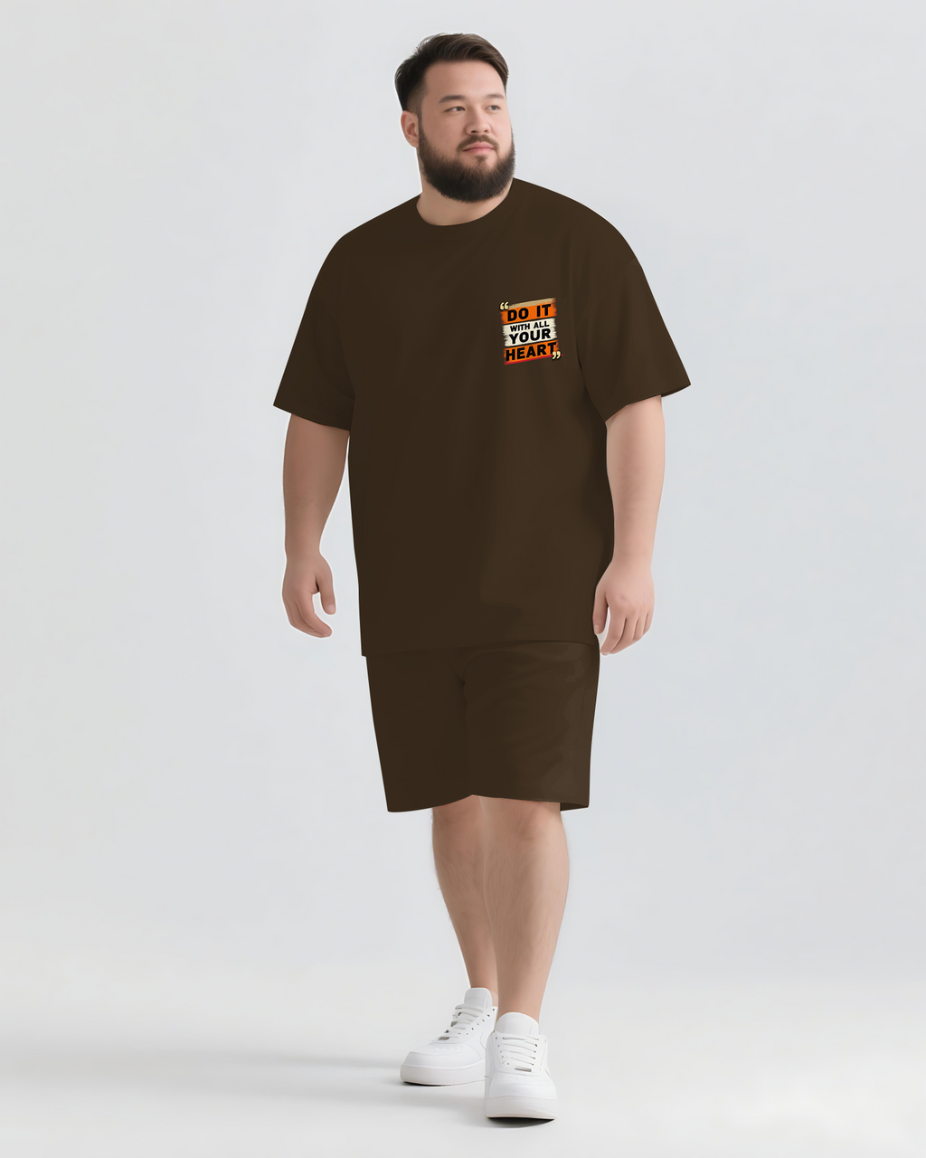 Big & Tall Graphic Streetwear T-Shirt for big men view 1