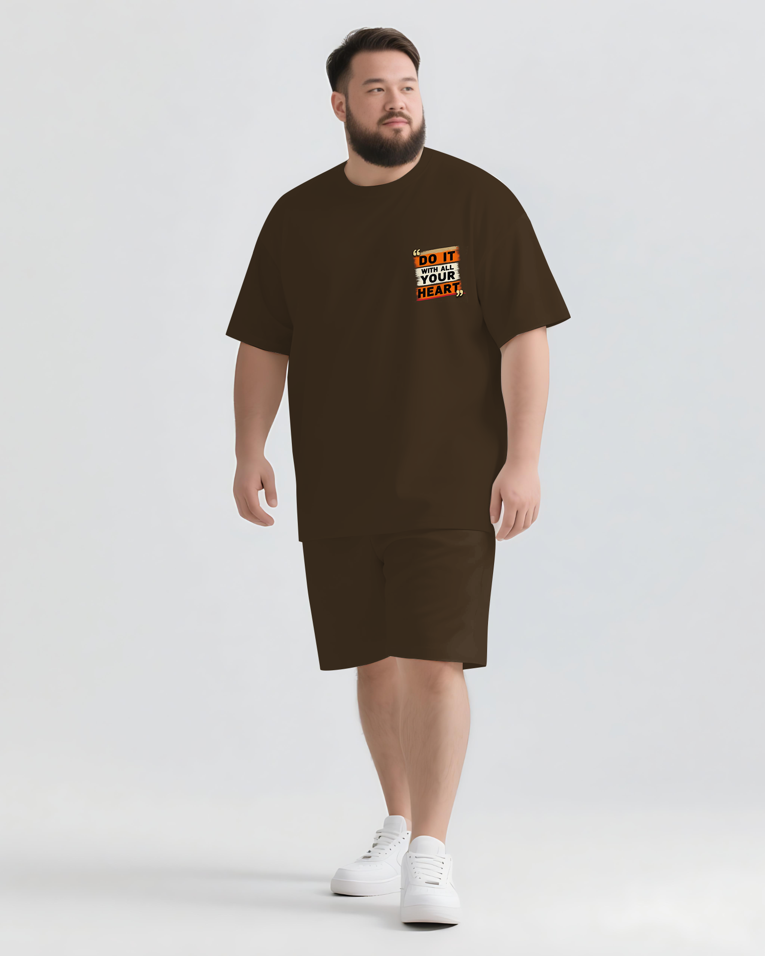 Big & Tall Graphic Streetwear T-Shirt for big men view 1