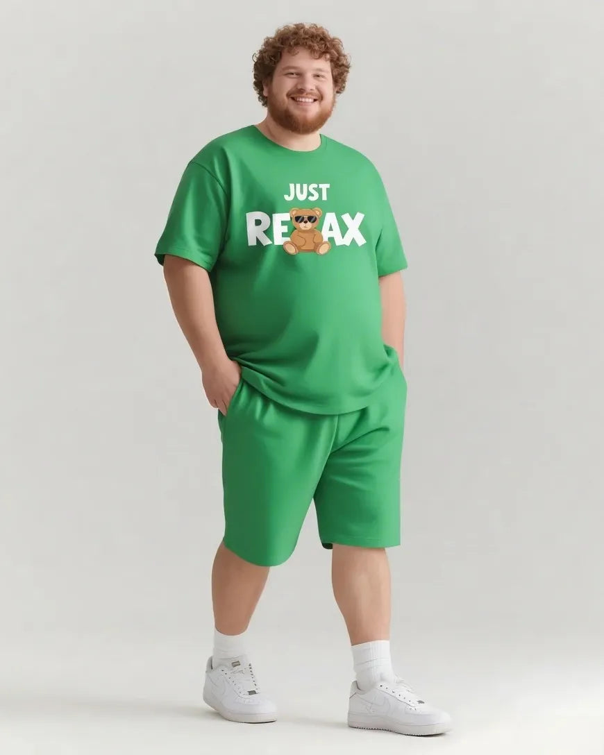 Big & Tall Streetwear Two-piece Set for big men view 12