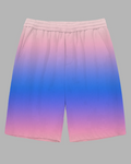 Big & Tall Purple Gradient Shorts for big men