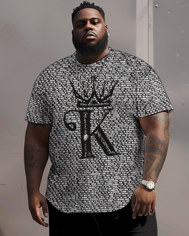 Big & Tall Graphic T-Shirt for big men