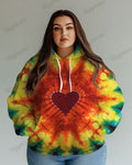 Big & Tall Gradient Graphic Hoodie for big men