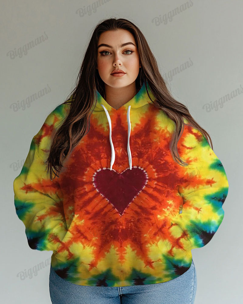 Big & Tall Gradient Graphic Hoodie for big men