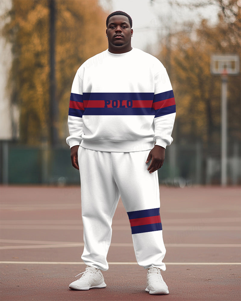 Big & Tall Athletic Two-piece Set for big men view 1
