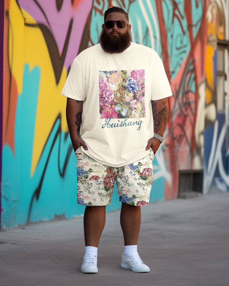 Big & Tall Graphic Business Casual Two-piece Set for big men view 1