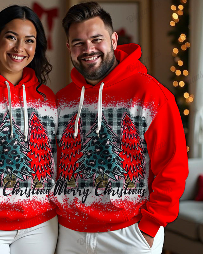 Big & Tall Graphic Hoodie Sweatpants Set for big men view 3