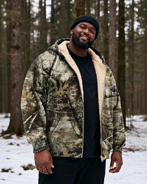 Big & Tall Graphic Camouflage Hoodie for big men view 2