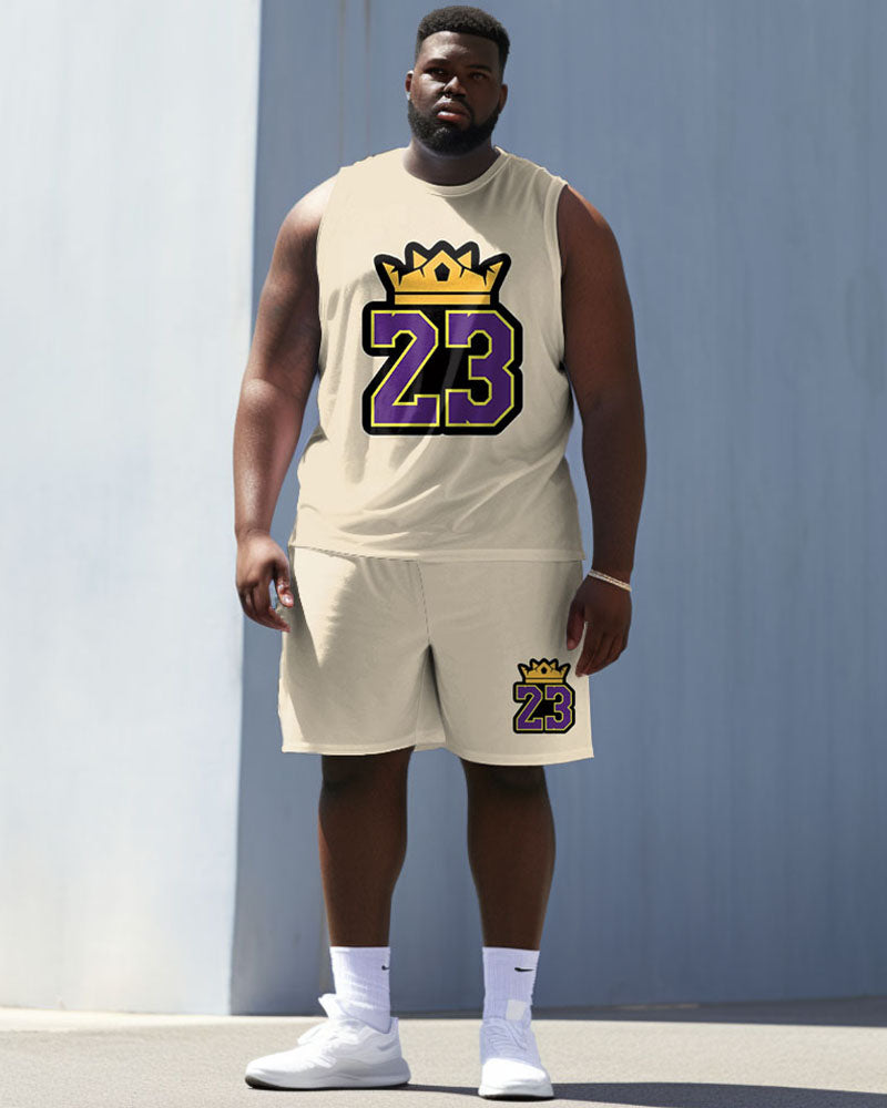 Big & Tall Athletic Tank Top for big men view 2