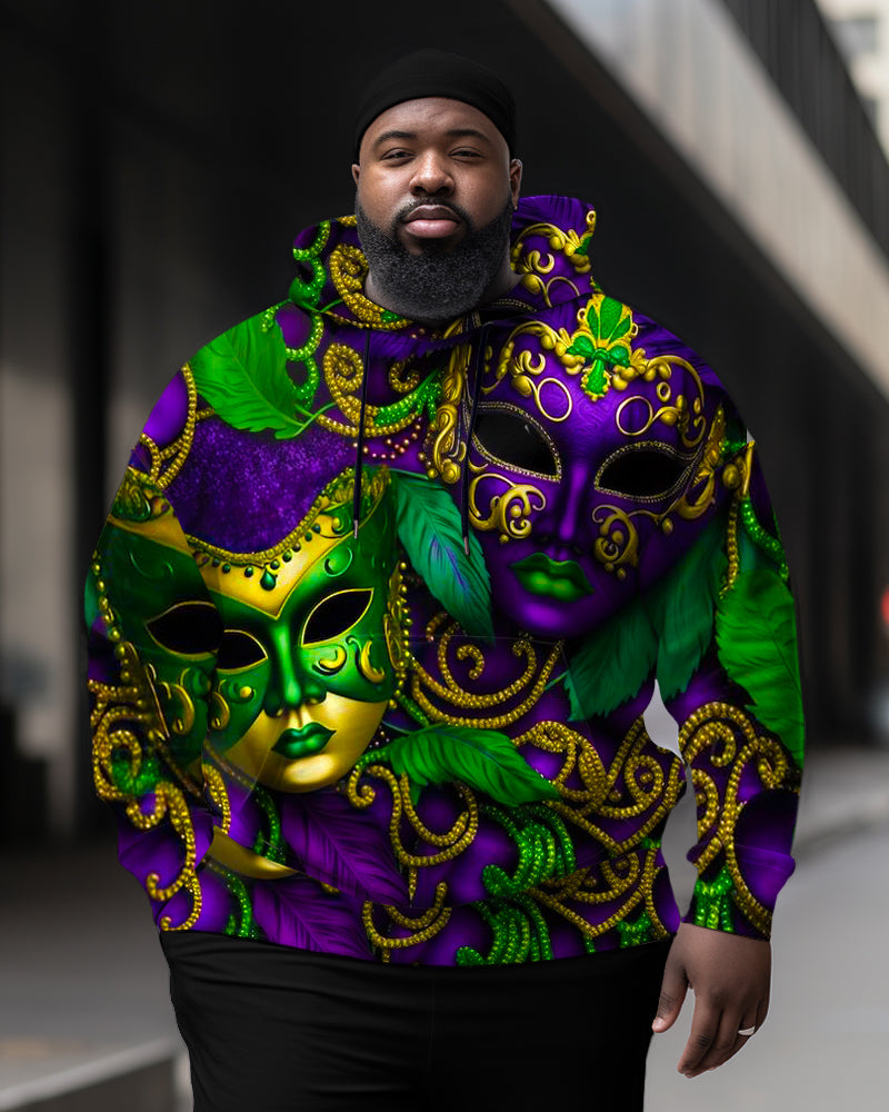 Big & Tall Graphic Hoodie for big men