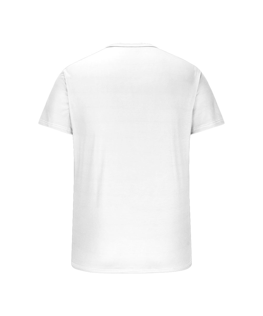 Big & Tall Blue Graphic Floral T-Shirt for big men view 5