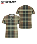 Big & Tall Green Plaid Graphic T-Shirt for big men view 3