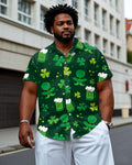 Big & Tall Streetwear Short Sleeve Shirt for big men view 1