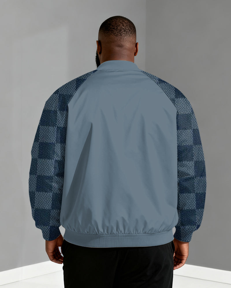 Big & Tall Blue Graphic Men's Clothing for big men view 2