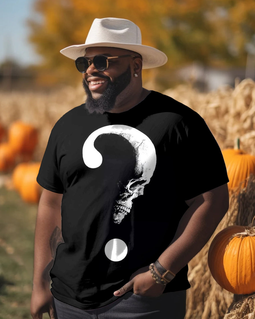 Big & Tall Skull T-Shirt for big men
