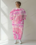 Big & Tall Gradient Graphic Hoodie Sweatpants Set for big men view 1