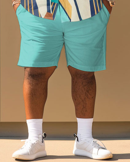 Big & Tall Geometric Jeans for big men view 3