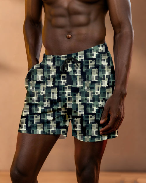 Big & Tall Camouflage Vintage Shorts for big men