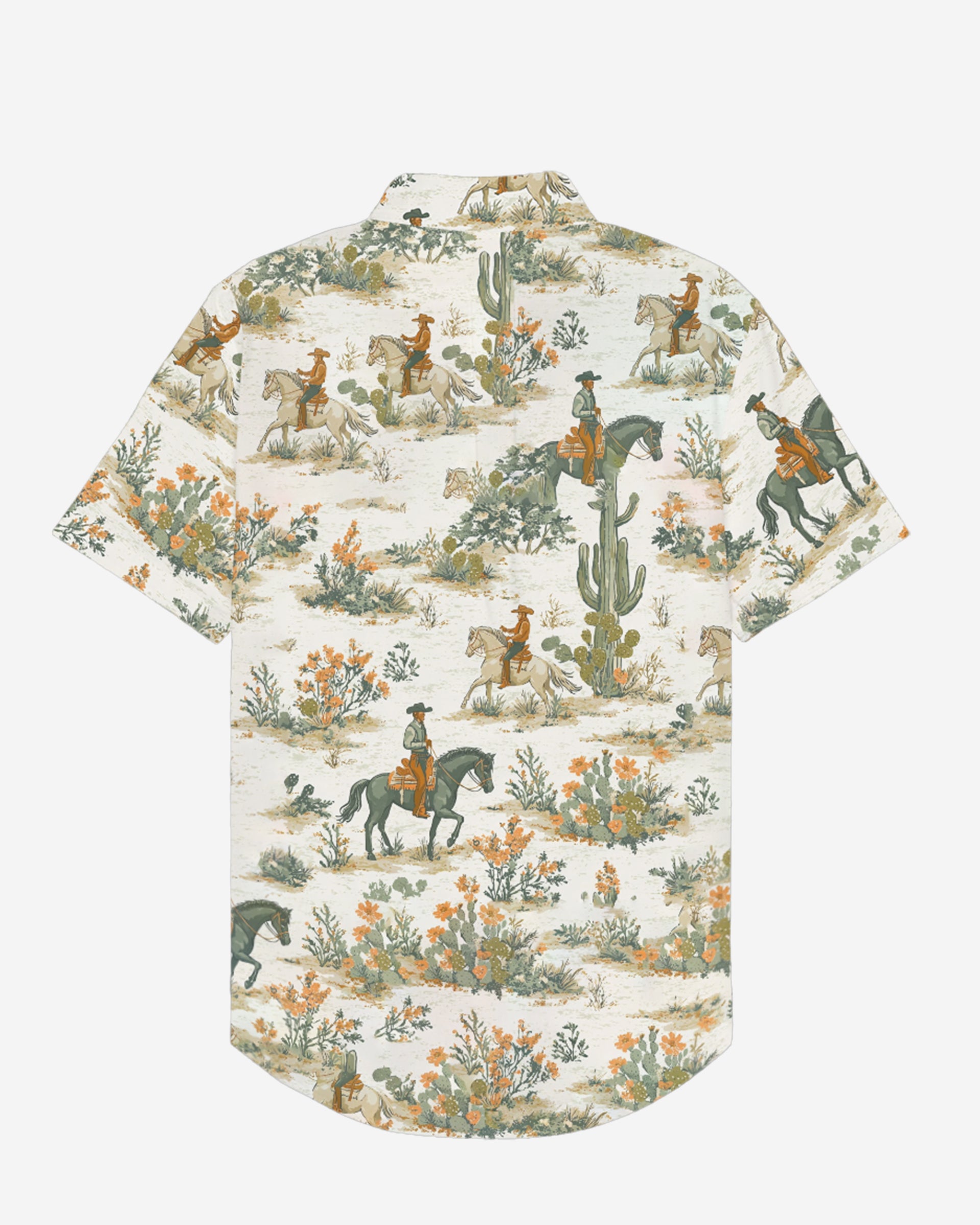 Big & Tall Western Denim Short Sleeve Shirt for big men view 2