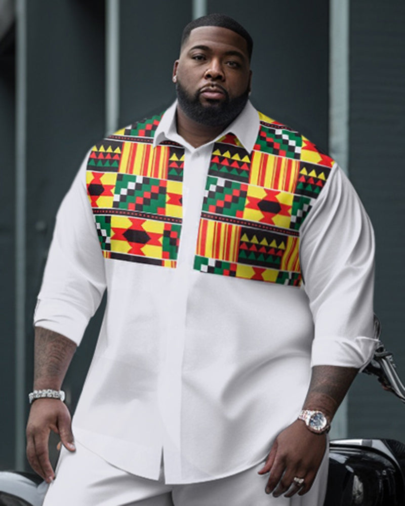 Big & Tall Two-piece Set for big men view 2