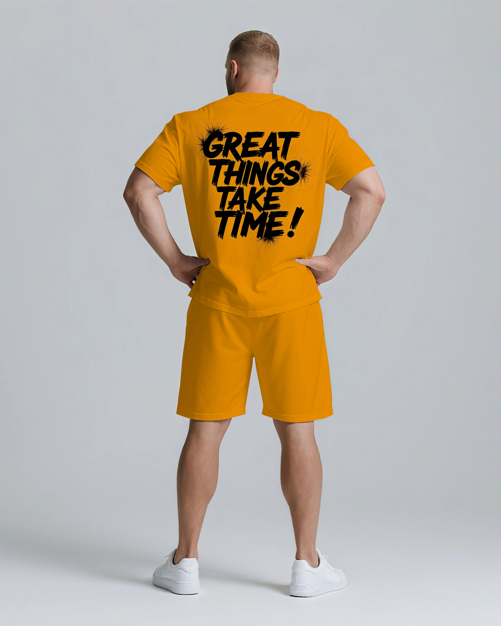 Big & Tall Streetwear Two-piece Set for big men view 1