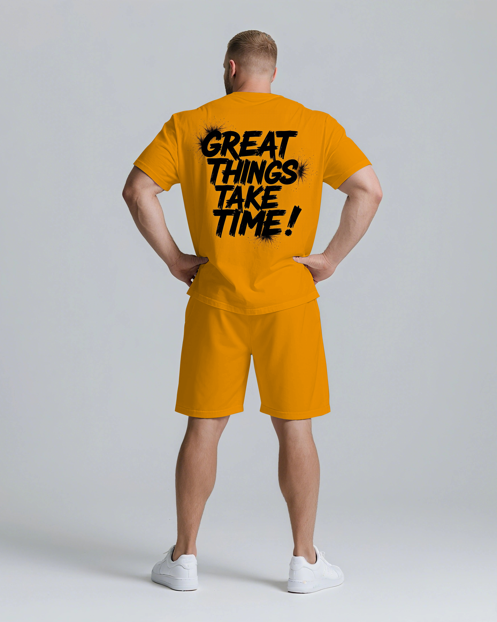 Big & Tall Streetwear Two-piece Set for big men view 1