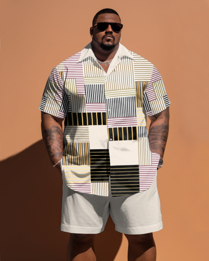 Big & Tall Geometric Jeans for big men view 1